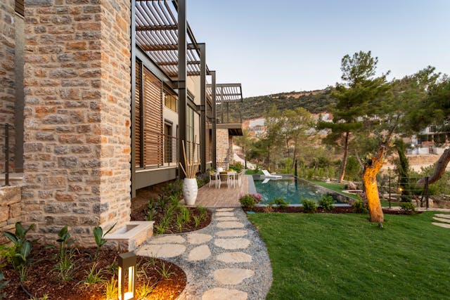 Eco-friendly natural grass installation