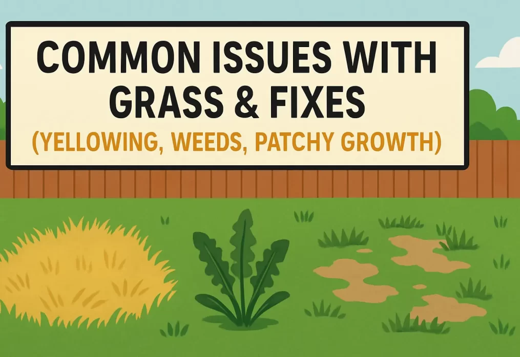 Common Issues with Selection No.1 Grass (Yellowing, Weeds, Patchy Growth) & Fixes