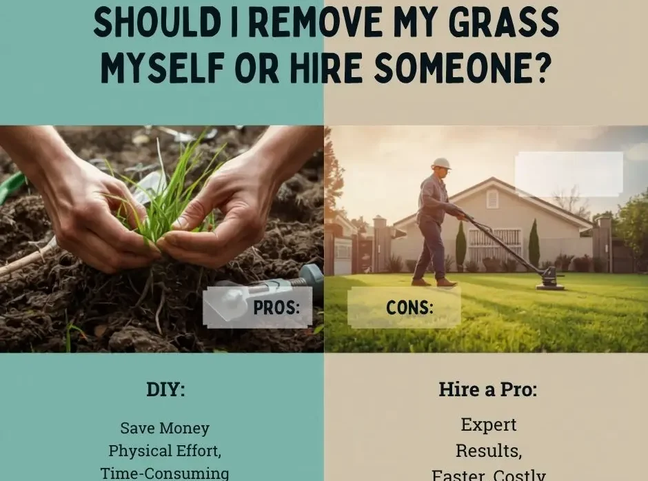 Should I Remove My Grass Myself or Hire Someone? A Lawn Expert’s Honest Opinion